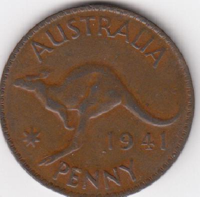 Beschrijving: 1 Penny GEORGIUS VI